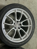 2015-23 Ford Mustang Shelby CS-5 Wheel Set- Chrome Powder, 19x11, 19x9.5