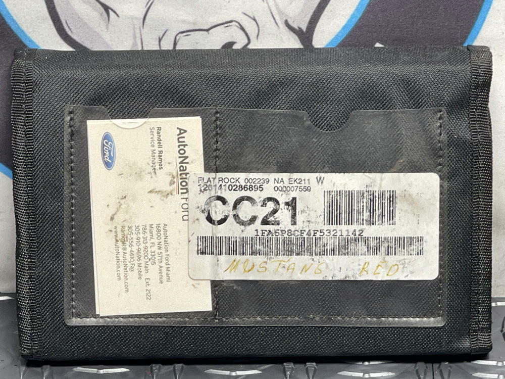 2015 Ford Mustang GT Owner's Manual/Press Kit 269