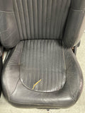 2001 Ford Mustang Bullitt Leather Front Seat Pair- OK SHAPE, FEW RIPS 243