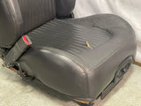 2001 Ford Mustang Bullitt Leather Front Seat Pair- OK SHAPE, FEW RIPS 243