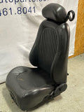 2001 Ford Mustang Bullitt Leather Front Seat Pair- OK SHAPE, FEW RIPS 243