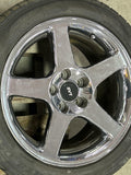 2003-04 Ford Mustang SVT Cobra Replica 17" Chrome 17x9, 17x10.5 Wheels 272