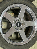 2003-04 Ford Mustang SVT Cobra Replica 17" Chrome 17x9, 17x10.5 Wheels 272