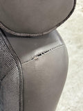 1987-1989 Spec Mustang GT Front Opal Grey Tweed Sport Seats Pair 273