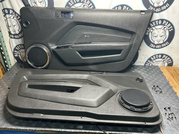 2013-14 Ford Mustang GT/CS Door Panels LH RH Nice 259