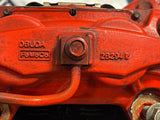 2015-2023 Ford Mustang Base Front Brake Calipers Pair- Painted Comp. Orange 258