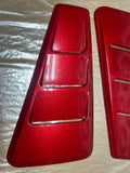 2013-14 Ford Mustang Quarter Window Covers RZ Candy Red 232