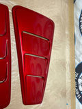 2013-14 Ford Mustang Quarter Window Covers RZ Candy Red 232
