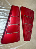 2013-14 Ford Mustang Quarter Window Covers RZ Candy Red 232