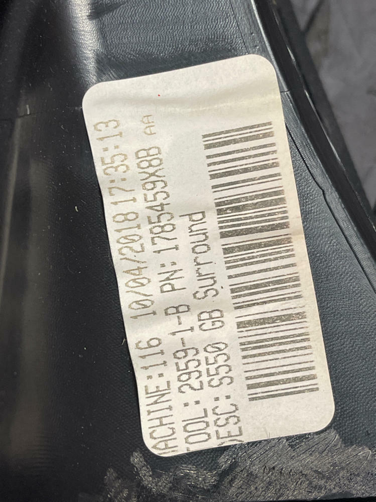 2018-23 Ford Mustang GT Passenger Glove Box 274