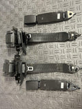 2018-23 Ford Mustang GT Rear Seat Belt Set Pair LH RH & Hardware Coupe Good 274