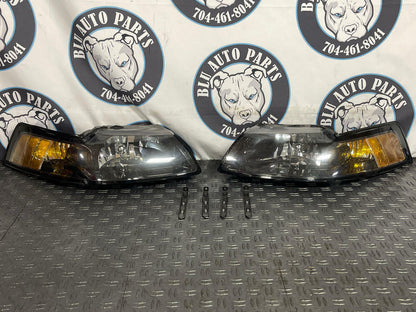 2003-04 Ford Mustang SVT Cobra OEM Headlights Pair LH RH 276