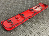 2007-14 Ford Mustang GT500 Coil Pack Cover Pair LH/RH- Powdercoat Red 276