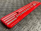 2007-14 Ford Mustang GT500 Coil Pack Cover Pair LH/RH- Powdercoat Red 276