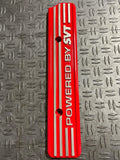 2007-14 Ford Mustang GT500 Coil Pack Cover Pair LH/RH- Powdercoat Red 276