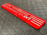 2007-14 Ford Mustang GT500 Coil Pack Cover Pair LH/RH- Powdercoat Red 276