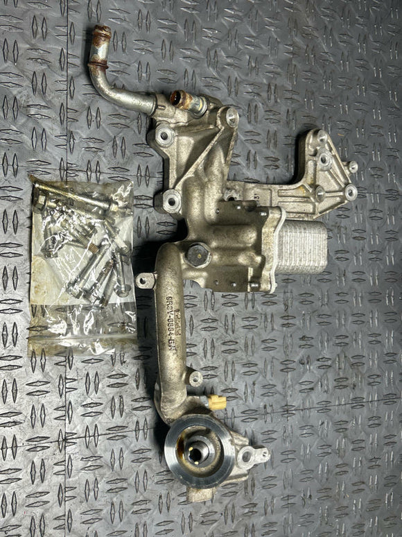 2007-12 Ford Mustang Shelby GT500 KR Oil Cooler Filter Adapter   16K Miles 263