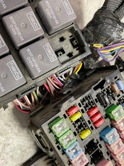 2011-12 Ford Mustang GT Engine Bay Wire Harness Fuse Box CR3T-14290-FG