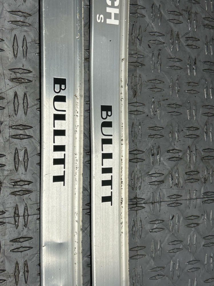 2001 Ford Mustang Bullitt Inner Door Sill Plates/Plaques- Nice Shape for Age 271