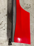 2015-23 Ford Mustang GT Driver LH Side Skirt- Code PQ (Race Red) 262