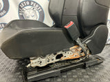 2015-23 Ford Mustang Passenger RH Leather Seat- Whiteish Silver Stitching 262