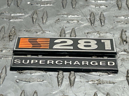 2001 Ford Mustang Saleen S281 Supercharged Trunk Badges 17K Miles 277