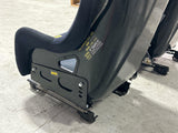OMP WRC VTR Hard Back Racing Bucket Seats Pair- w/ Rails 277