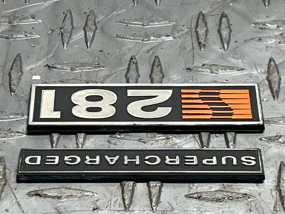 2001 Ford Mustang Saleen S281 Supercharged Trunk Badges 17K Miles 277