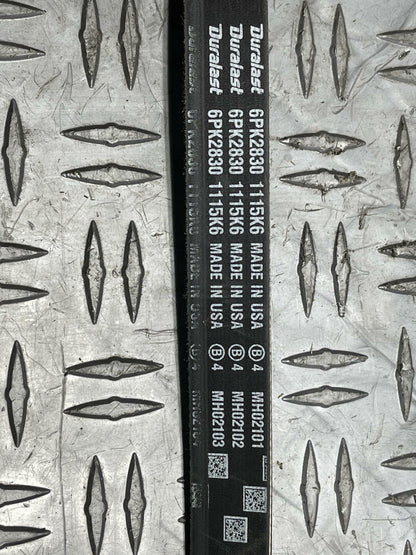 1999-04 Ford Mustang GT Duralast 6PK2830 1115K6 Belt- for 2V