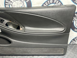 1999-04 Ford Mustang Dark Charcoal Interior Door Panels Pair- Fits All Trim 283