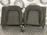 2015-23 Ford Mustang Cloth Rear Seat Set- FOR COUPE, Blue Stitching 278