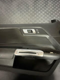 2015-23 Ford Mustang GT Leather Door Panel Pair- Blue Stitching 278