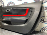 2015-23 Ford Mustang GT Passenger RH Leather Door Panel Show Stopper Red 279
