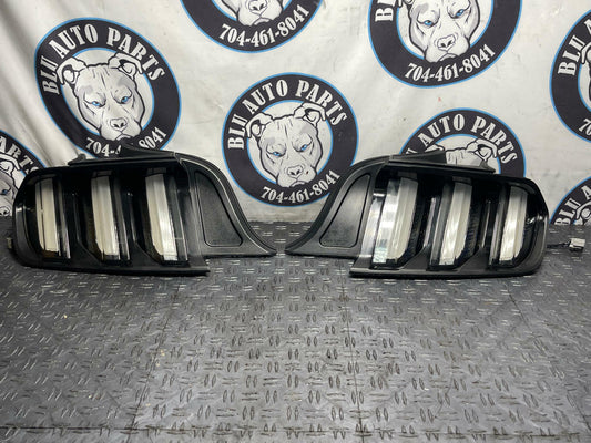 2015-23 Ford Mustang GT Aftermarket Export/Euro Clear Tail Lights Pair 279