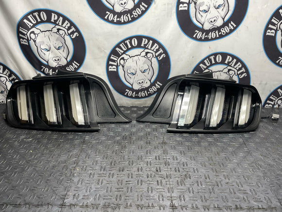 2015-23 Ford Mustang GT Aftermarket Export/Euro Clear Tail Lights Pair 279