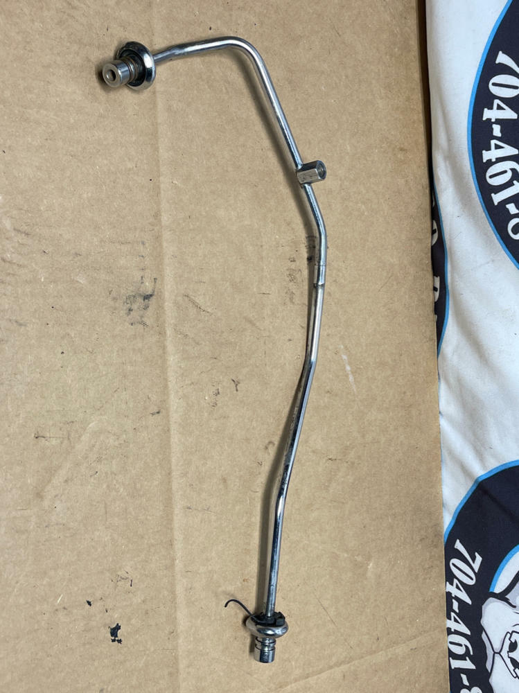 1987-93 Ford Mustang LX 5.0 Fuel Hardline- Chrome 209