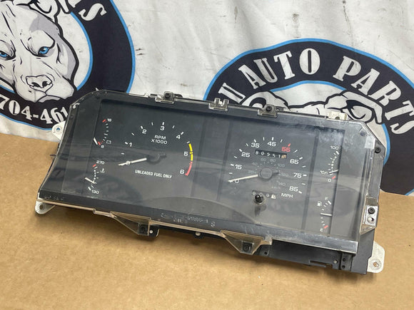 1987-93 Ford Mustang LX OEM 85mph Gauge Cluster 209