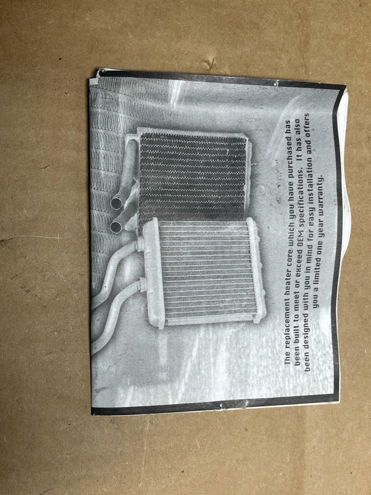 1987-93 Ford Mustang LX Ready-Aire Heater Core Replacement Kit 209