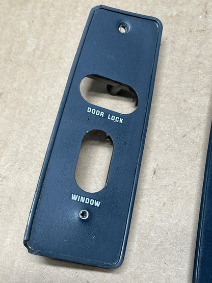 1987-93 Ford Mustang LX Window Switch Trim Bezels Pair 209