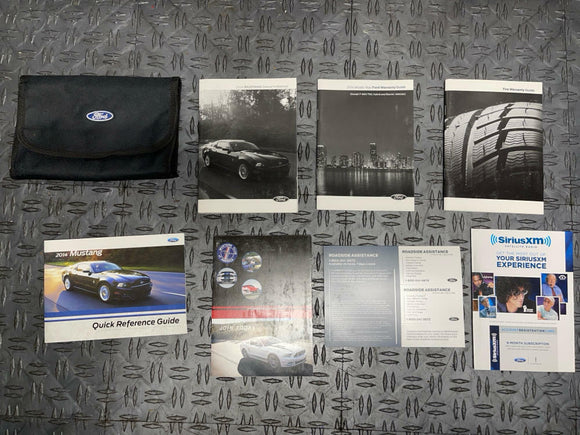 2014 Ford Mustang GT/CS Owner's Manual & Press Kit 281