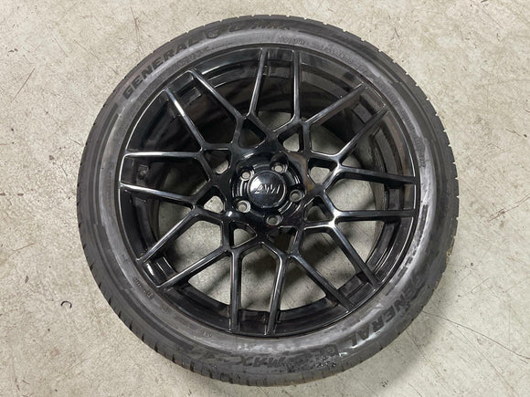 2011-14 Ford Mustang American Muscle AMR Snowflake Wheel- 20