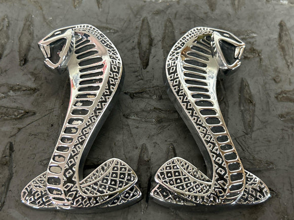 2003-04 Ford Mustang SVT Cobra Snake Fender Badge Pair 283