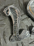 2003-04 Ford Mustang SVT Cobra Snake Fender Badge Pair 283