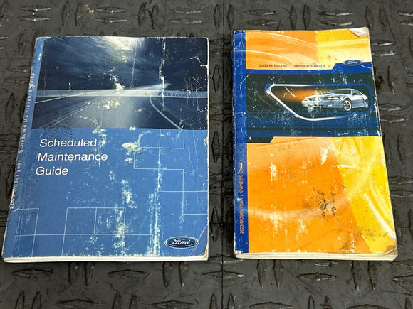 2003 Ford Mustang SVT Cobra Owner's Manual- INCOMPLETE 283