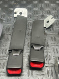 1999-04 Ford Mustang Dark Charcoal Rear Seat Belts Pair 284