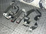 1999-04 Ford Mustang Dark Charcoal Rear Seat Belts Pair 284