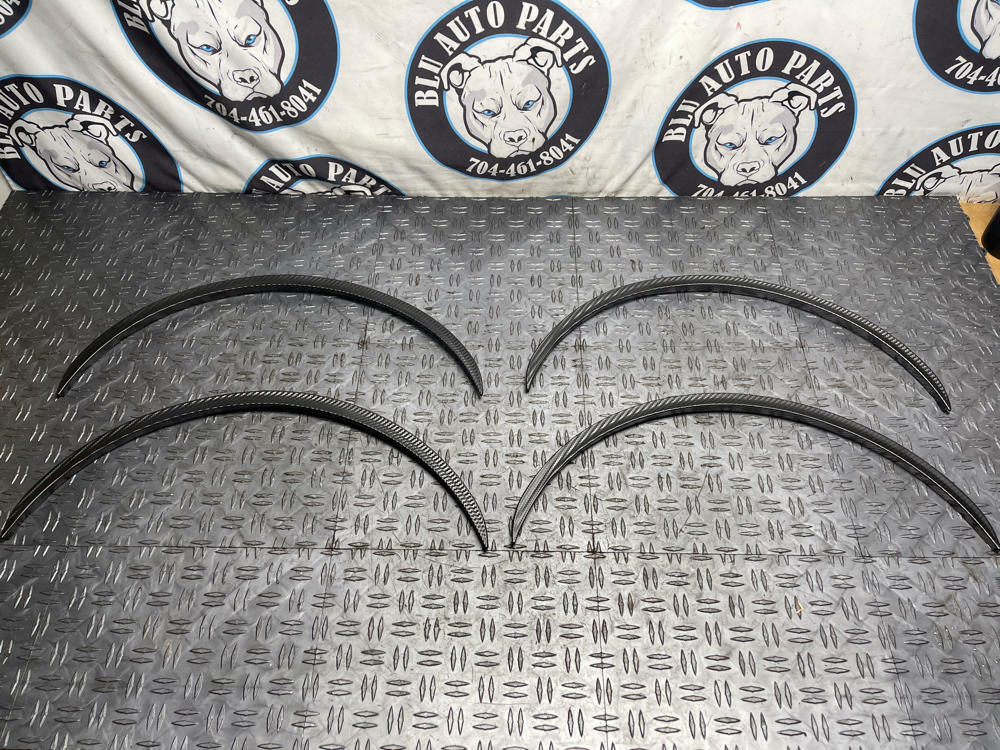 1999-04 Ford Mustang Carbon Fiber Fender Lip Extensions Set 285