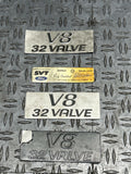 1999-04 Ford Mustang SVT Cobra 4.6 4V Engine Plaques Set- Need Polish 285