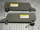 2003-04 Ford Mustang SVT Cobra Sunvisor Pair- Dark Charcoal, COUPE, NICE 255