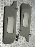 2003-04 Ford Mustang SVT Cobra Sunvisor Pair- Dark Charcoal, COUPE, NICE 255